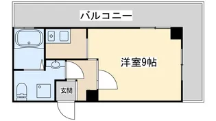 大島紬ビル【6階】の間取り
