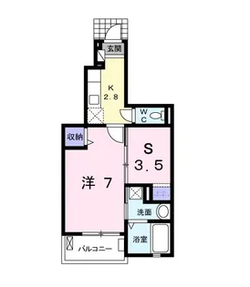 H&Sコンフォートテラス【1階】の間取り
