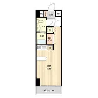 レジディア仙台本町【8階】の間取り