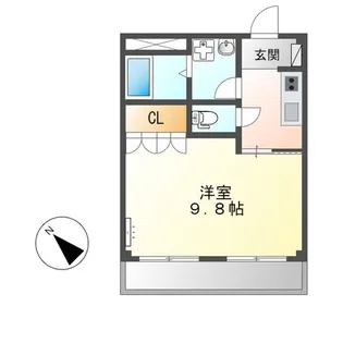 リトル ビーチ【2階】の間取り