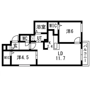 ブランシャールPRIMS(プリムス)(令和8年12月26日入居開始)【3階】の間取り