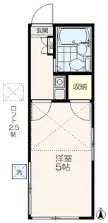 レオパレス穂高【1階】の間取り