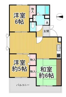 サニーハイツ高台 A棟【3階】の間取り