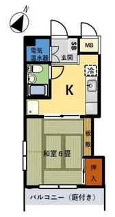 シティハウス駒込【4階】の間取り
