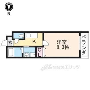 クレドール京都駅南【3階】の間取り