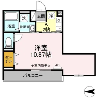 Comfort yuuya【3階】の間取り
