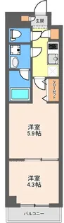 スカイホーム【3階】の間取り