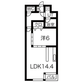 ザ・ミレニアム元今泉【3階】の間取り