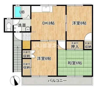 サンライトパストラル【2階】の間取り