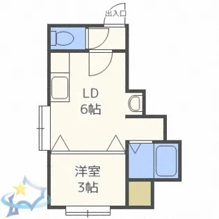 ウインドミル西町北【2階】の間取り