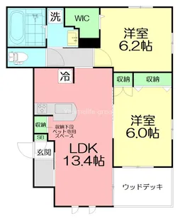 arce【1階】の間取り