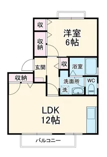 アネックス楓【1階】の間取り