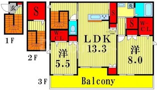 MAHALO MAISON【3階】の間取り