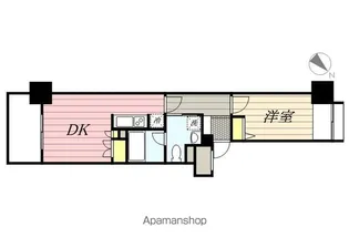 コスモシティ横浜石川町【6階】の間取り