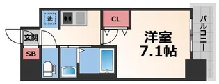 PARK HILLS 今里蘭【12階】の間取り