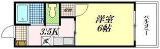 メゾン石井城【2階】の間取り