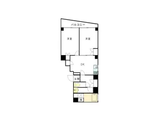 ライオンズマンション浅草言問橋【8階】の間取り
