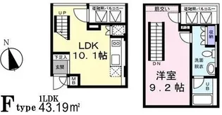 アリス・マナーガーデン銀座ウォーク【6階】の間取り