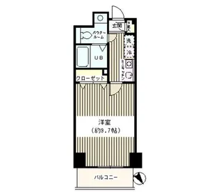 エスペラル池袋【9階】の間取り