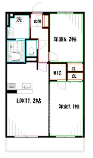シンクロニシティ武蔵野【3階】の間取り
