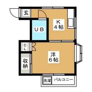 サンハイム旗の台【2階】の間取り