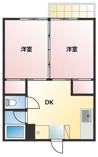 ユートピアチェリー【2階】の間取り