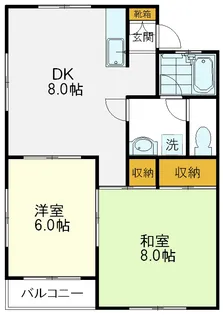 ヴィラこうやま【2階】の間取り