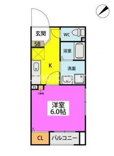 アクシス ヴィラ【4階】の間取り