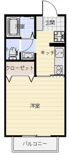 プリムヴェール 弐番館【2階】の間取り