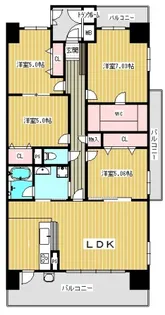 シティブリッジ西原【3階】の間取り