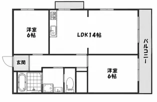 センチュリーハイツ【2階】の間取り