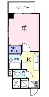 パルテノン【6階】の間取り