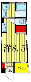 コーポF【2階】の間取り