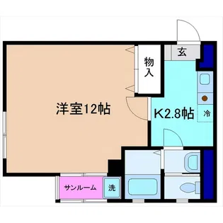 ロイヤルコンフォート21【6階】の間取り
