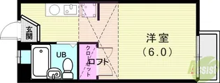 シャンブレット【1階】の間取り