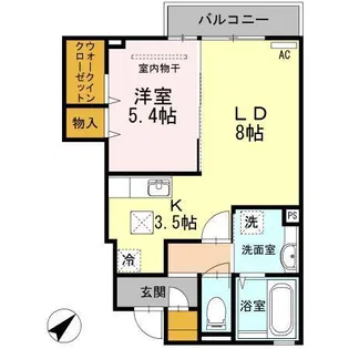 elegance I【1階】の間取り