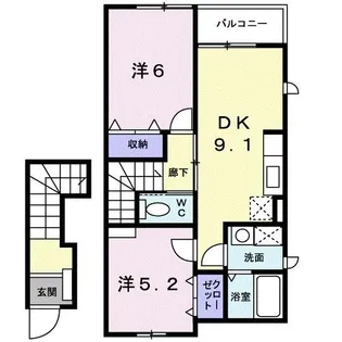 ブリエ II【2階】の間取り