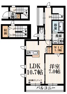 ベラ カーサ【3階】の間取り