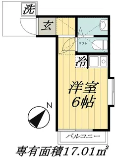 コスモ船橋【2階】の間取り