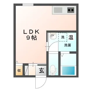 プラセル新町【2階】の間取り