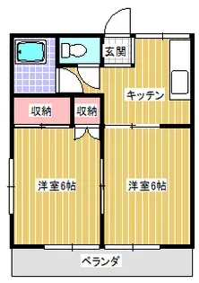 コーポ泉【2階】の間取り