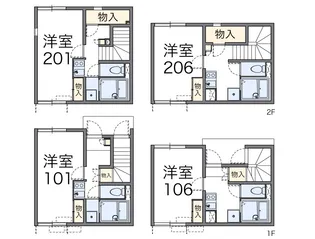 千代【1階】の間取り