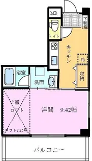 本厚木ローゼンハイム【3階】の間取り