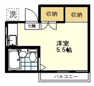ハイツきむら【2階】の間取り