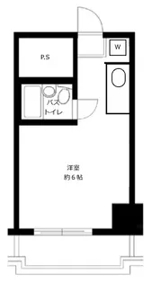 モンテベルデ築地【4階】の間取り
