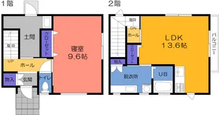 カーサ新橋【2階】の間取り