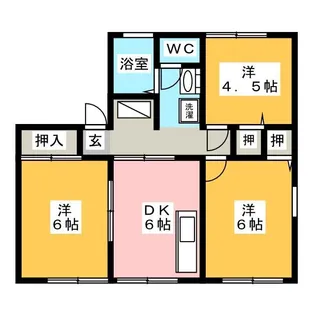 アミティー雄 B【1階】の間取り