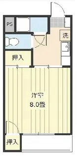 メイツT.O【2階】の間取り