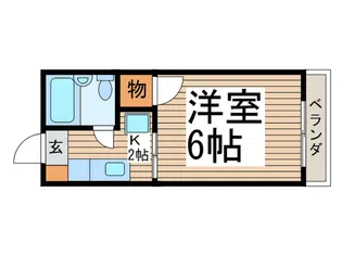 ベルゾ-ネH・K【2階】の間取り