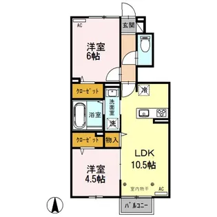 アナベル【1階】の間取り